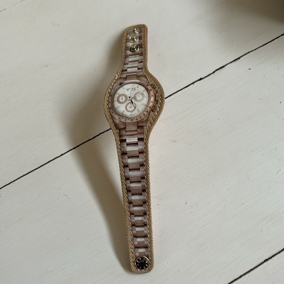 Vo73 Leather “Watch” Bracelet Italy - Picture 1 of 4